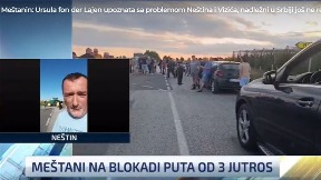 Meštani blokirali put